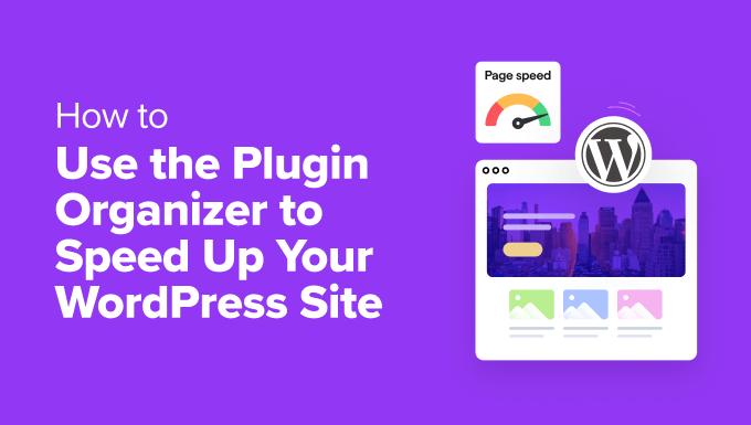 How to Use the Plugin Organizer to Speed Up Your WordPress Site