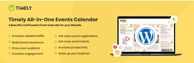 Timely all in one events calendar