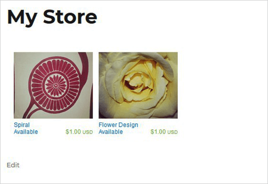 My Etsy Store