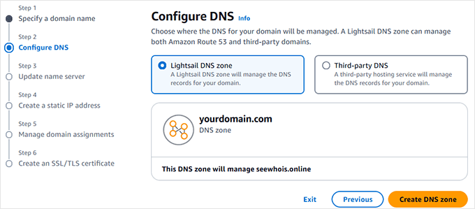 DNS zone management