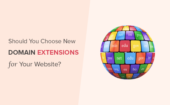 Should you choose new domain extensions for your website?