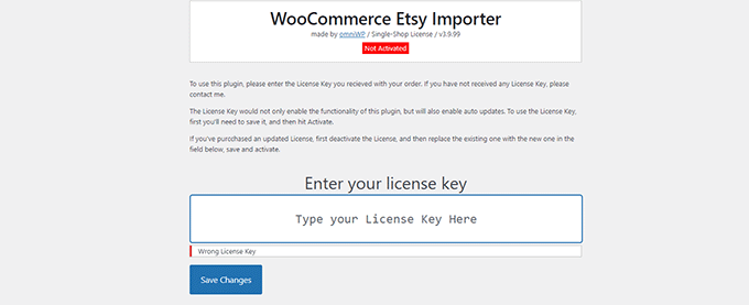 Etsy importer