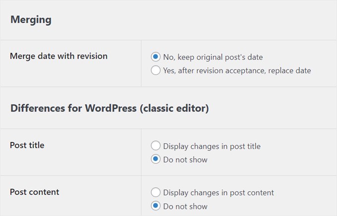 Merging the published dates for the revised post with the Revision Manager TMC plugin