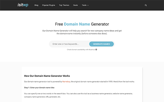 Domain Name Generator (Instant Ideas, no Ads) - DomainWheel