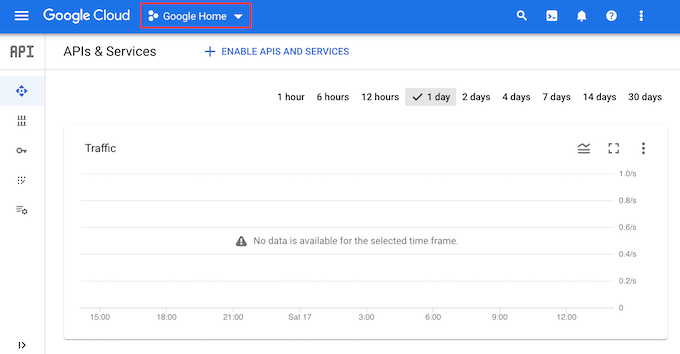 The Google Cloud Console