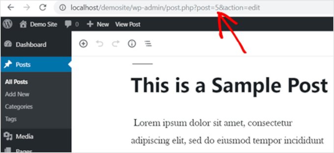 Find WordPress post ID