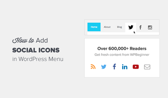 How To Add Social Media Icons To Wordpress Menus