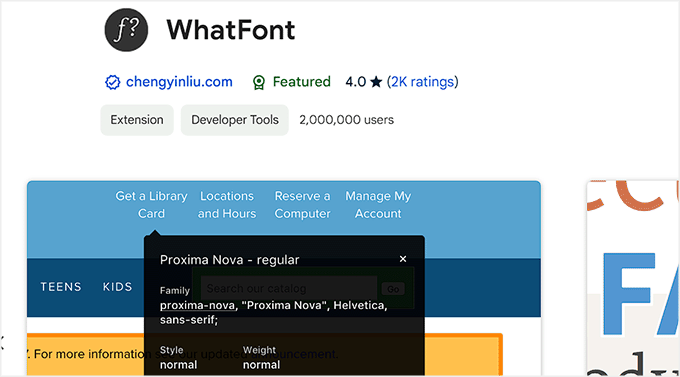 WhatFont