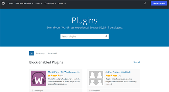 WordPress plugins