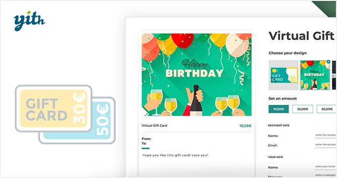 Yith WooCommerce 礼品卡