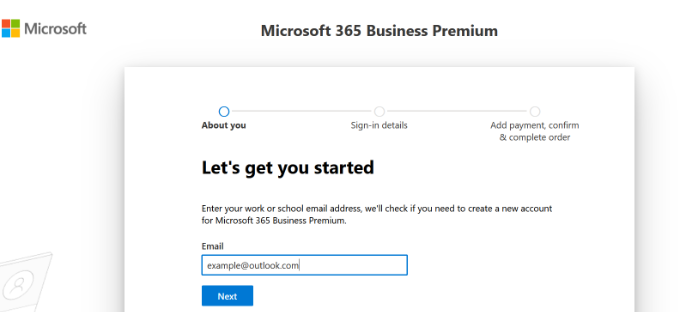 Set up email through Microsoft 365 (New domain) 