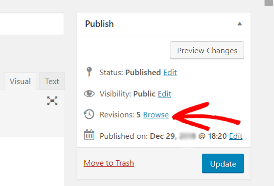 How to Undo Changes in WordPress (Posts, Pages & Forms)