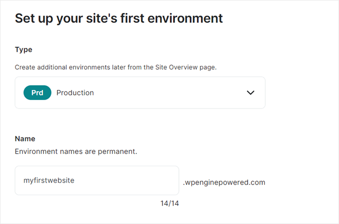 Setting up a WP Engine environment