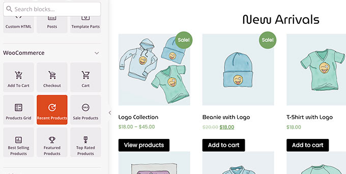 WooCommerce blocks