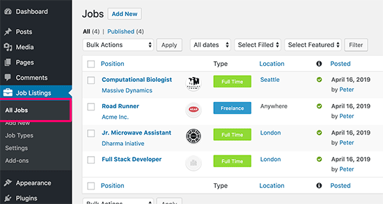 WP Job Openings – Job Listing, Career Page and Recruitment Plugin –  WordPress plugin