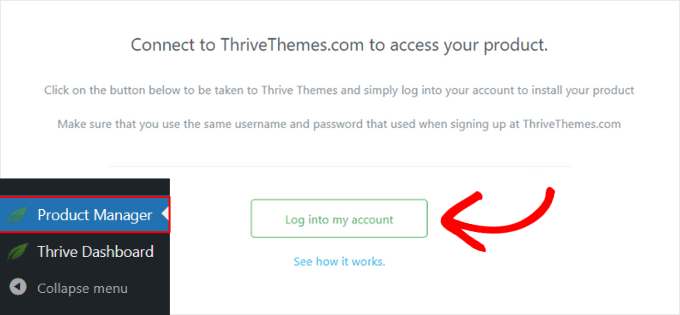 Connecting Thrive to WordPress site