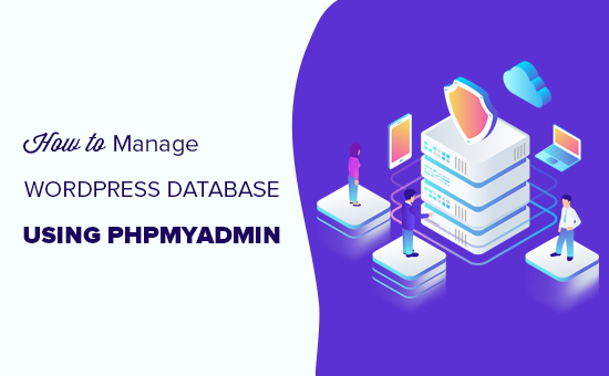 hur man hanterar WordPress databas med phpMyAdmin