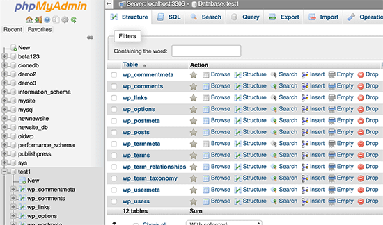 Beginners Guide To Wordpress Database Management With Phpmyadmin 1391