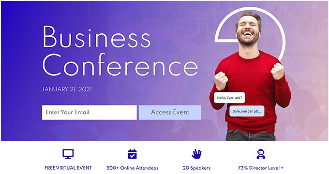 SeedProd Conference Template