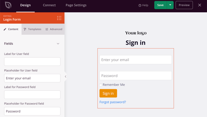 Login Page