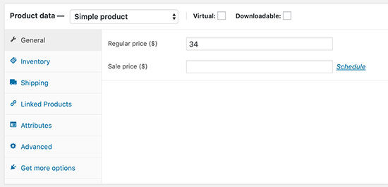 Add product data