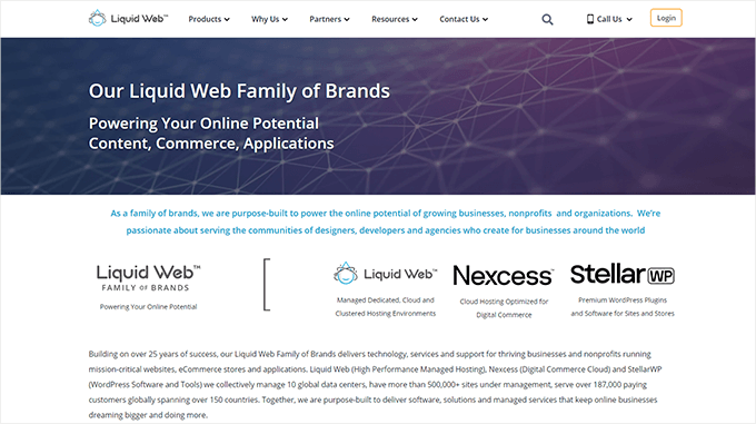 Liquid Web Family of Brands