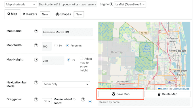 Saving a custom Bing map