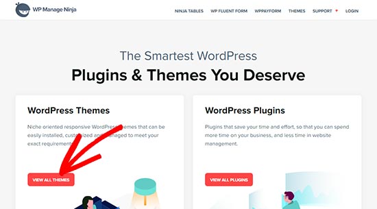 WP Manage Ninja themes and plugins