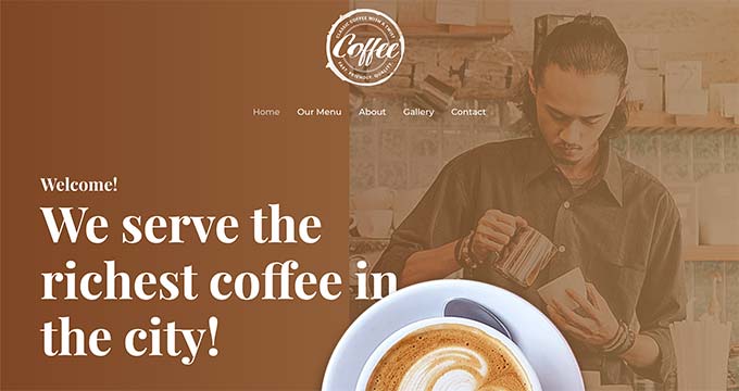 Astra coffee theme