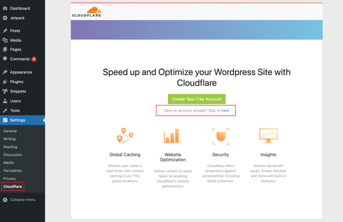 Cloudflare 插件设置