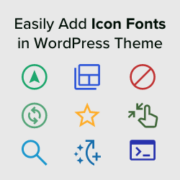 How to easily add icon fonts in your WordPress theme