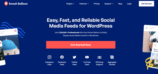 Smash Balloon social feeds plugins