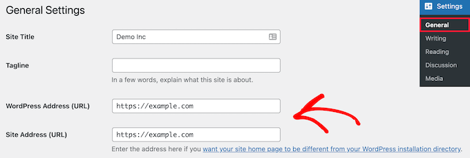 direct url to wordpress