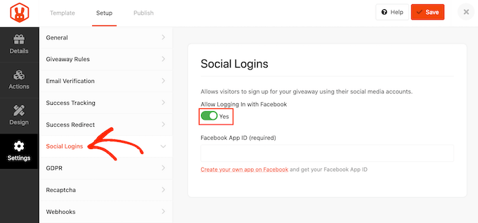 Creating a Facebook App ID - Wp Foto Vote