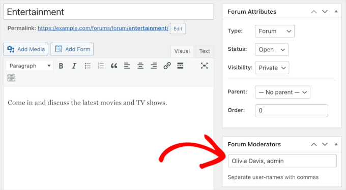 Adding moderators to a WordPress forum