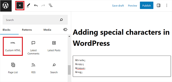 How to Add Special Characters in WordPress Posts