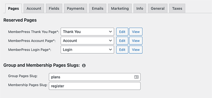 MemberPress setting with SeedProd