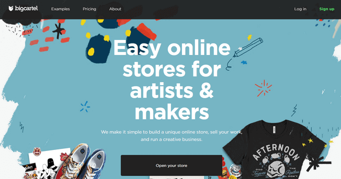 big cartel online store builder