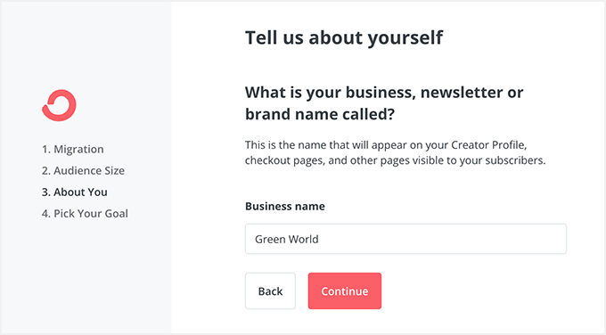 ConvertKit about business