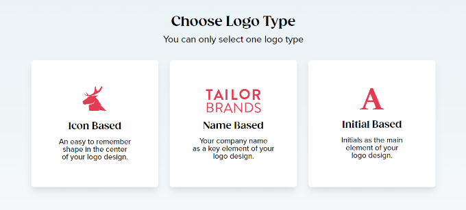 Choose logo type