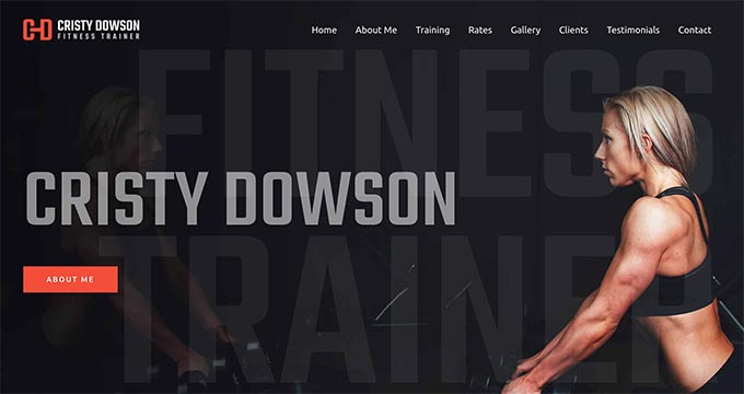 Astra fitness theme for WordPress sites