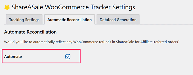 Tracking your WooCommerce refunds on affiliate sales in ShareASalev