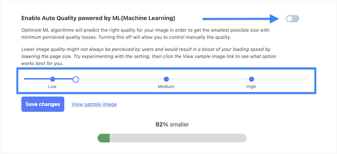 Compressing images automatically using powerful machine learning algorithms