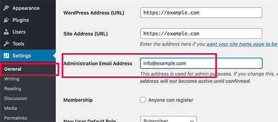 How To Change The Wordpress Admin Email 3 Methods