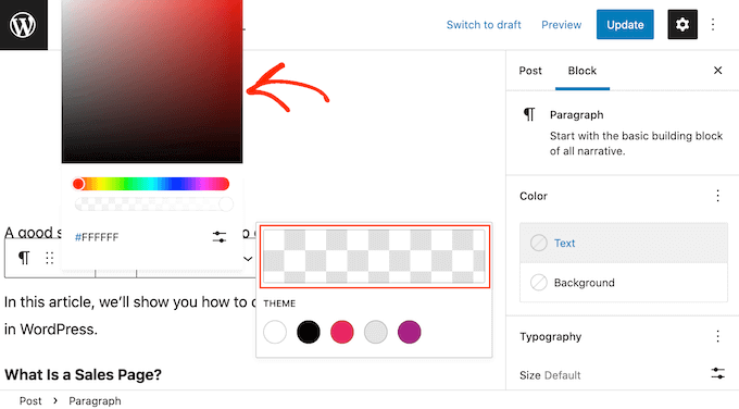 How to Change the Text Color in WordPress (4 Easy Methods)