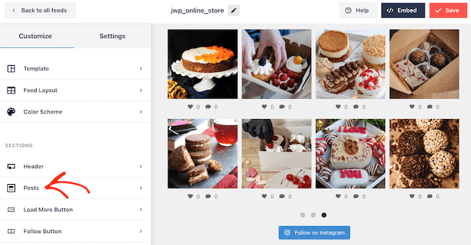 在 WordPress 中创建自定义 Instagram 照片源