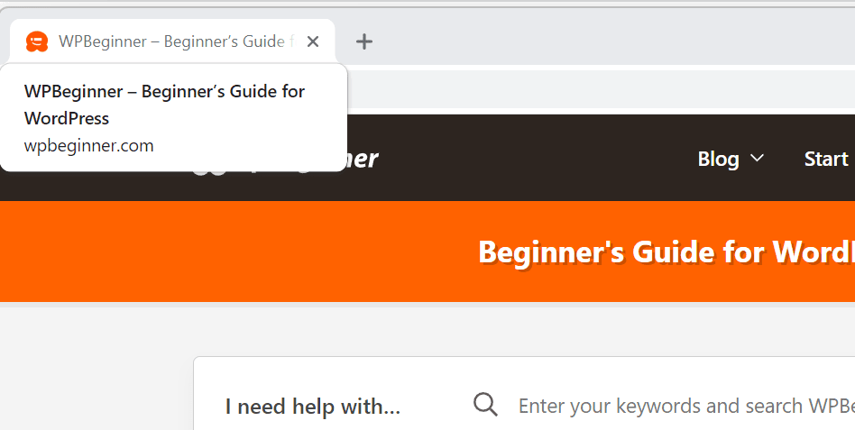 WPBeginner tagline