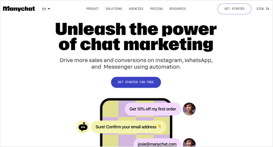 Manychat chat marketing