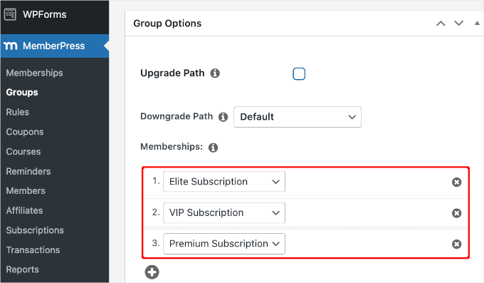 Create a pricing plans for your membership subscriptions 