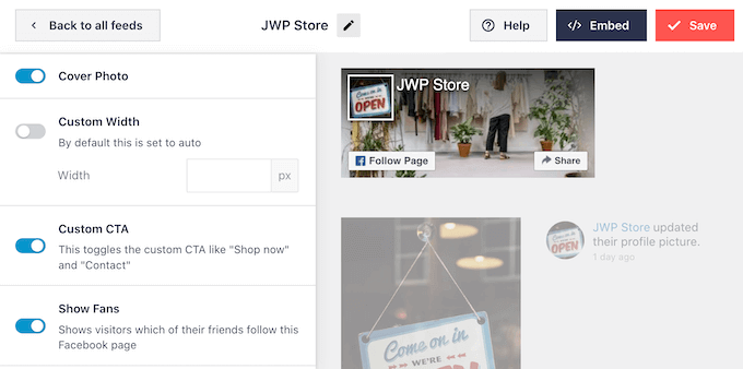 Customizing the Facebook like button